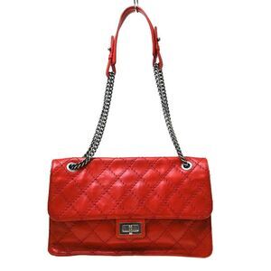 Chanel Crave Reissue Flap Quilted Calfskin Red Calfskin Shoulder Bag Bag